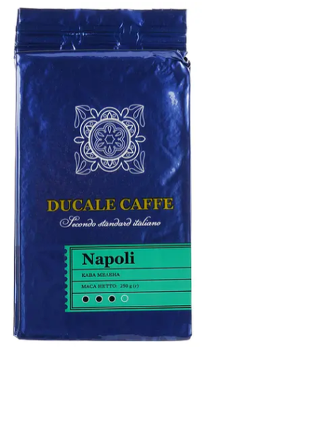Кофе молотый Gemini Ducale Caffe NAPOLI 250 г - Фото 1 Кофе молотый Gemini Ducale Caffe NAPOLI 250 г - изображение 1