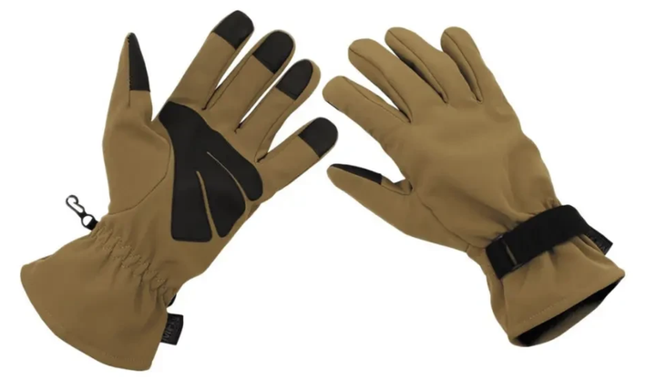 Рукавиці тактичні MFH "ACTION" SoftShell Coyote XL - зображення 2