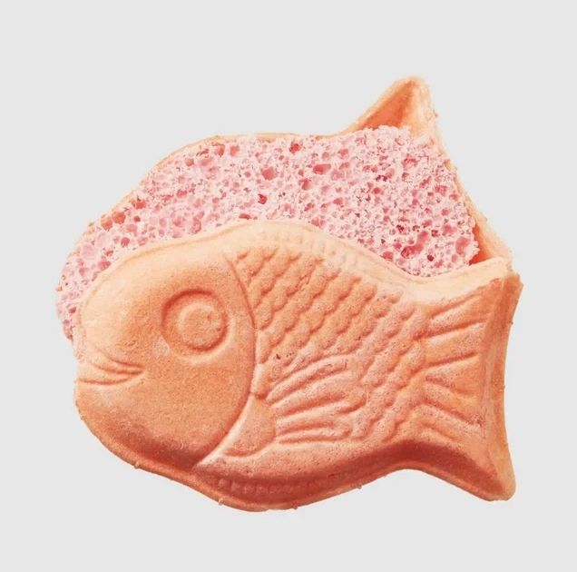 Японські вафлі Meito Sangyo Puku Puku Tai Meito Strawberry - зображення 3