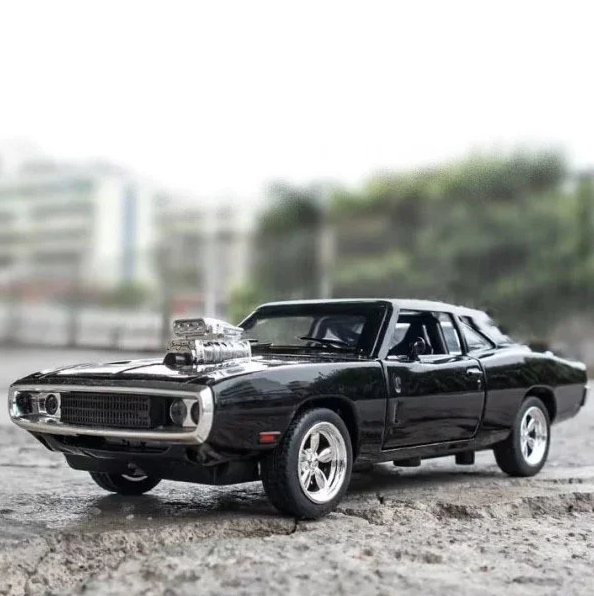 Моделька машини Dodge Charger 1970, точна до найдрібніших дрібниць, має звукові та світлові ефекти - Фото 1 Моделька машини Dodge Charger 1970, точна до найдрібніших дрібниць, має звукові та світлові ефекти - зображення 1
