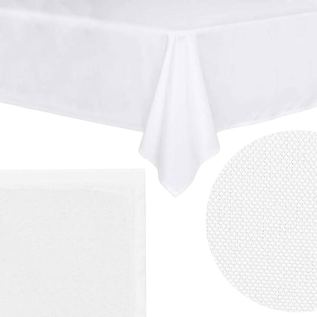Скатертина на стіл Springos святкова біла 220 x 140 см (5907719462288) - зображення 2