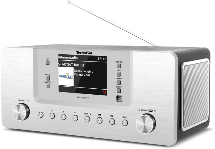 Radiobudzik TechniSat DigitRadio 574 IR Silver (0001/2951) - obraz 6