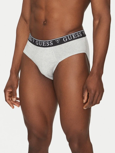 Набор трусов брифов мужских хлопковых Guess U4YG20-K6YW1-F8MZ S 5 шт Blk Wht Grey Lava Ol (7626741680078) - изображение 2