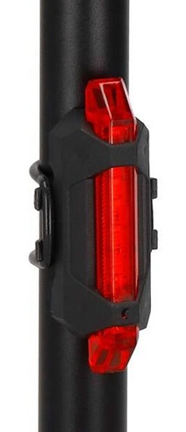 Zestaw lampek rowerowych Springos na USB, 2 sztuki BA0054 (5907719448275) - obraz 6