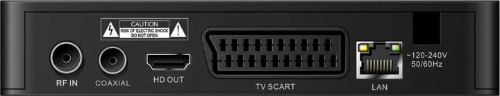 Dekoder telewizji naziemnej eSTAR T2-618 UHD Black (DVBT3ESTART2618) - obraz 3