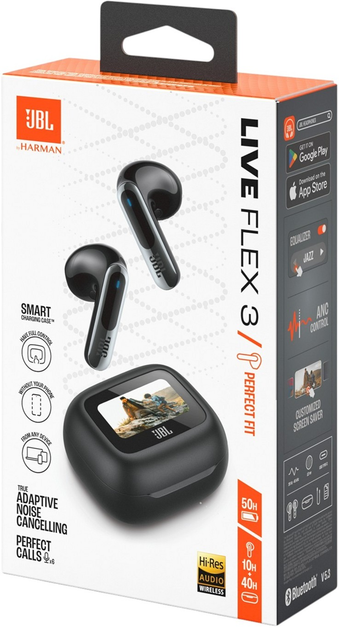 Słuchawki JBL Live Flex 3 Black (JBLLIVEFLEX3BLK) - obraz 12