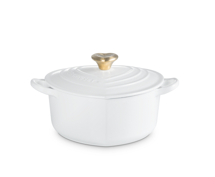 Каструля Le Creuset Heart 1,9 л White (21401200101454) - Фото 2 Каструля Le Creuset Heart 1,9 л White (21401200101454) - изображение 2