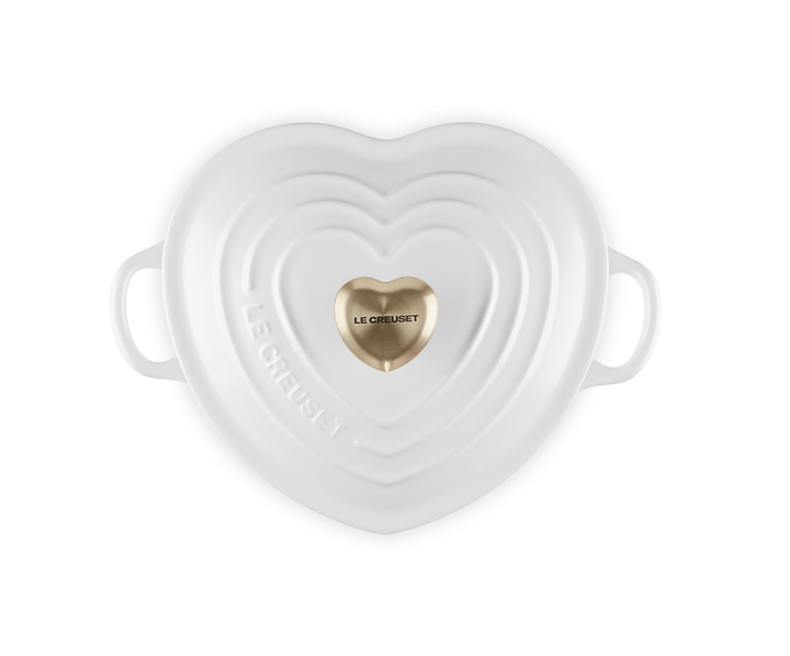 Каструля Le Creuset Heart 1,9 л White (21401200101454) - Фото 5 Каструля Le Creuset Heart 1,9 л White (21401200101454) - изображение 5