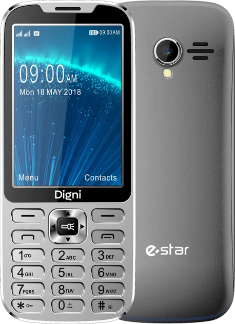 Telefon komórkowy eSTAR Digni Call 4G Silver (DIGNICALL4G) - obraz 1