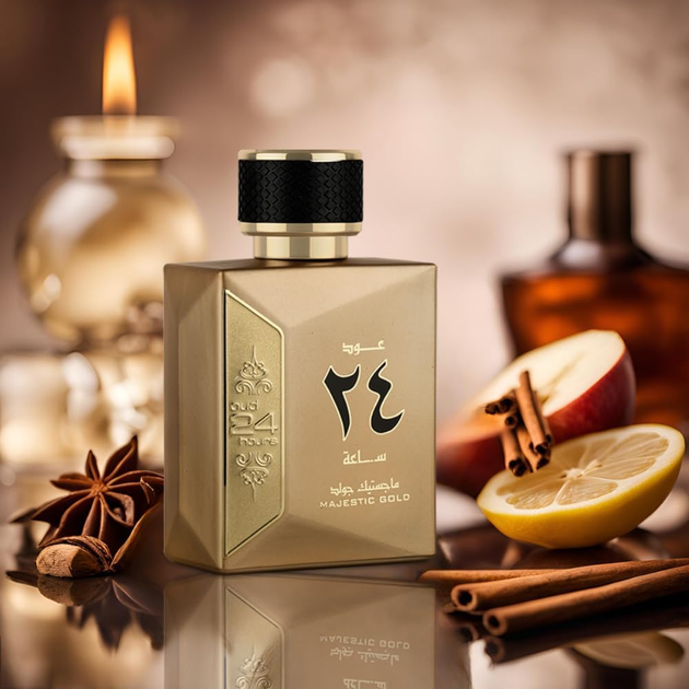 Парфумована вода унісекс Ard Al Zaafaran Oud 24 Hours Majestic Gold 100 мл (6290362342595) - зображення 4