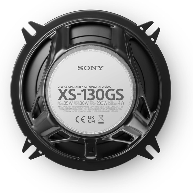 Автоакустика Sony XS-130 GS 13cm Sony Koaxial Speaker (XS130GS.EUR) - зображення 6