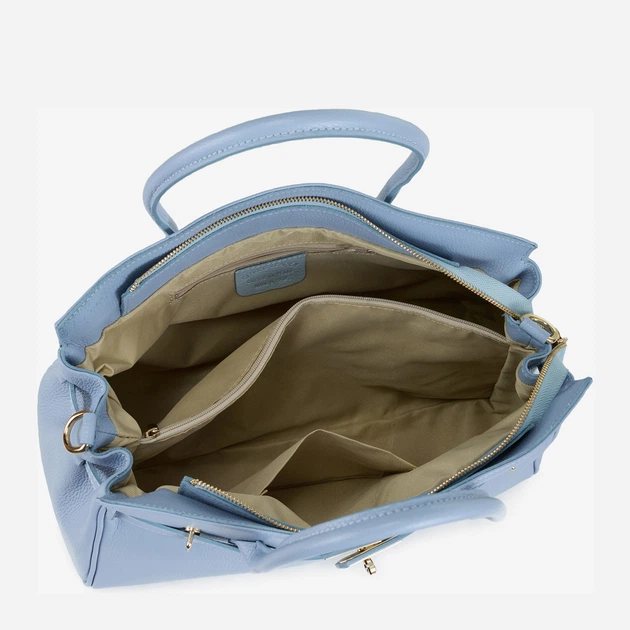 Сумка шоппер женская из натуральной кожи Regina Notte Tote 4020 Васильковая (RN2000000271712) - изображение 4