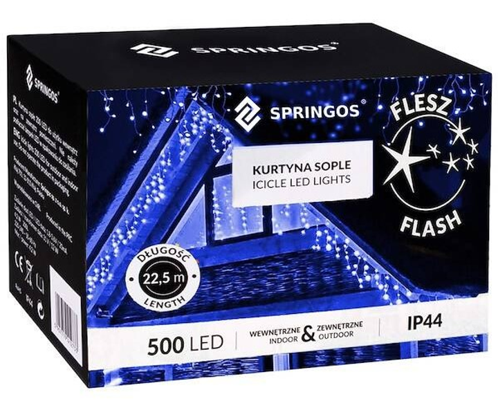 Гірлянда Springos CL0518 500 LED 22.5 м Flash (5907719425511) - зображення 2