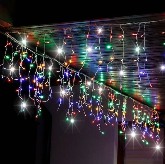 Kurtyna świetlna Springos CL0319 300 LED Multikolor (5907719425566) - obraz 7