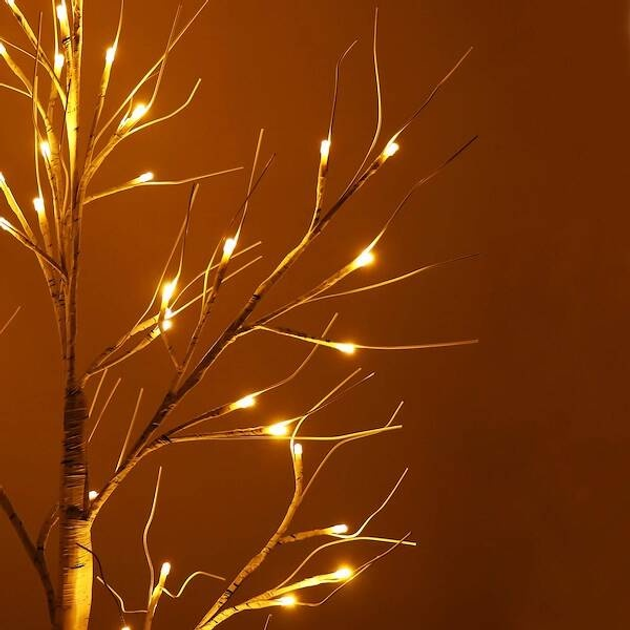 Świecące drzewko Springos CL0951 150 cm 72 LED Brzoza (5907719426457) - obraz 12