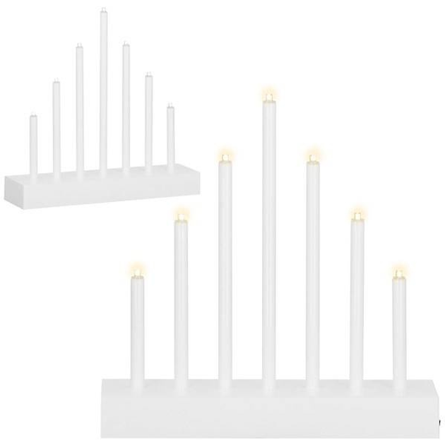 Підсвічник Springos CL0851 LED 7 свічок Білий (5907719426730) - зображення 6