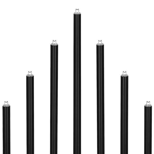 Świecznik adwentowy Springos CL0854 LED 9 świec Czarny (5907719426761) - obraz 4