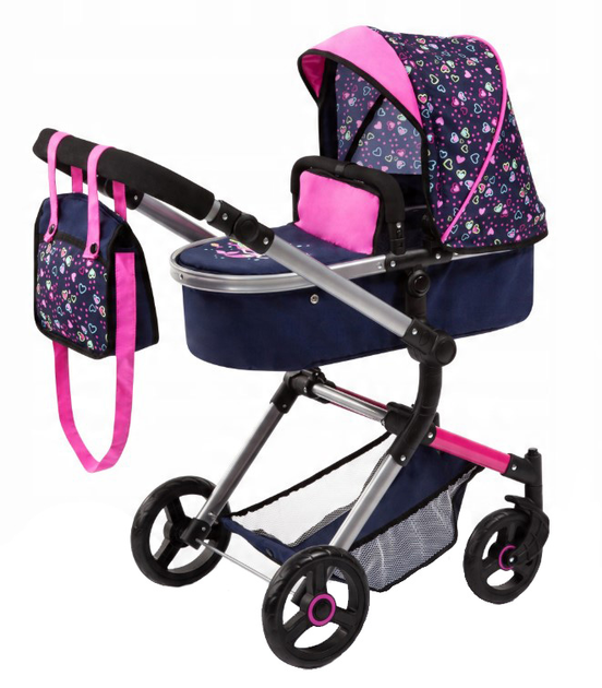 Wózek dla lalki Bayer Design Combi Neo Vario 18417AA Granatowy (4003336184174) - obraz 1