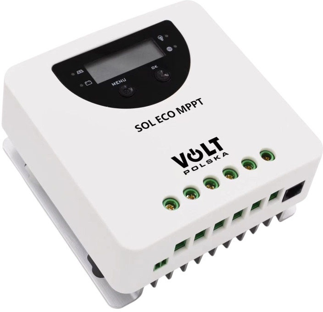 Контролер сонячної панелі Volt Polska SOL ECO MPPT 20A (100V) 12/24V (3IPSMPPT21) - зображення 3