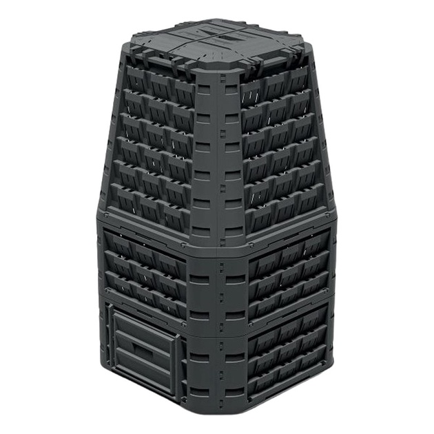 Компостер Prosperplast Compogreen Vario IKEV1050C-S411 садовый контейнер 1050 157 х 95 х 91.5 см Сер - изображение 1