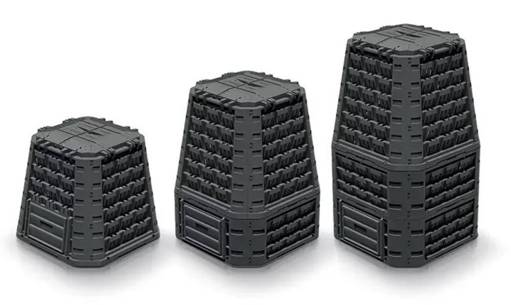 Компостер садовый 750 л Prosperplast Compogreen Vario IKEV750C-S411 черный - изображение 4