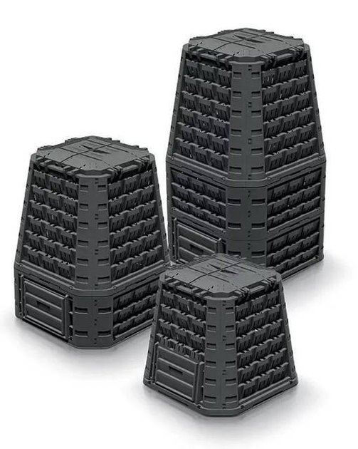 Компостер садовый 750 л Prosperplast Compogreen Vario IKEV750C-S411 черный - изображение 5