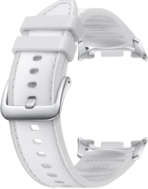 Ремінець Samsung Hybrid (S/M/L) для Samsung Galaxy Watch 8 White (ET-SLL50LWEGEU) - зображення 3