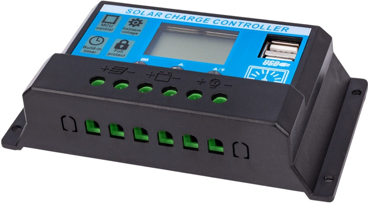Контролер сонячної панелі Volt Polska SOL PWM 10A 2xUSB (3IPSSOLU10) - зображення 3