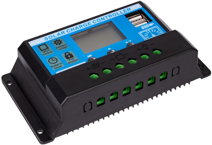 Контролер сонячної панелі Volt Polska SOL PWM 30A 2xUSB (3IPSSOLU30) - зображення 3