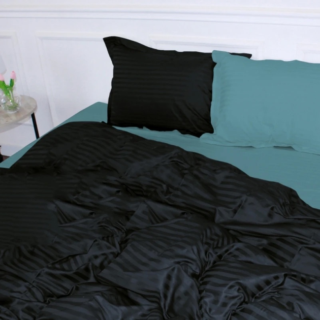 Підковдра MirSon 160х220 Satin Stripe 30-0021 + 30-0015 Edaliz від Rozetka на платформі USKIDKA Акція на Підковдра MirSon 160х220 Satin Stripe 30-0021 + 30-0015 Edaliz від Rozetka