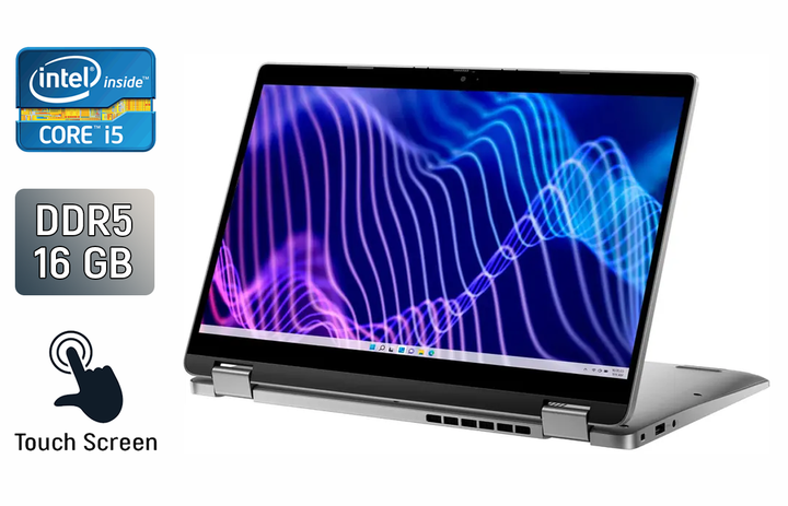 Ноутбук-трансформер Dell Latitude 3340 / 13.3" (1920x1080) IPS Touch / Intel Core i5-1335U (10 (12) ядер по 3.4 - 4.6 GHz) / 16 GB DDR5 / 512 GB SSD / Intel Iris Xe Graphics / WebCam / HDMI б/у - Фото 1 Ноутбук-трансформер Dell Latitude 3340 / 13.3" (1920x1080) IPS Touch / Intel Core i5-1335U (10 (12) ядер по 3.4 - 4.6 GHz) / 16 GB DDR5 / 512 GB SSD / Intel Iris Xe Graphics / WebCam / HDMI б/у - изображение 1