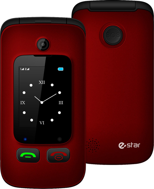 Telefon komórkowy eSTAR Digni Flip Red (DIGNIFLIPR) - obraz 2