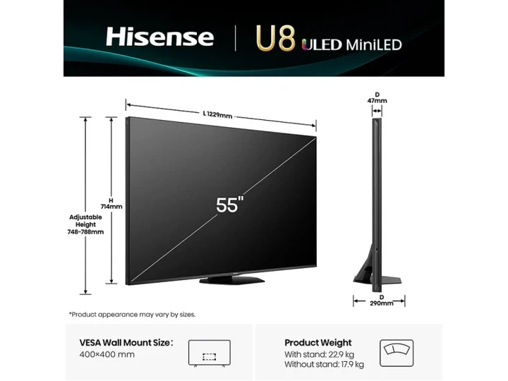 Телевізор Hisense 55U8Q - изображение 16