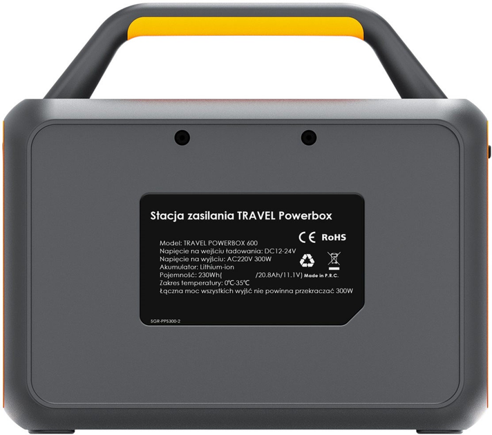 Stacja ładująca Volt Polska POWERBOX OPTI 600 / 300 W / 230 Wh / Li-ion (5TOBOX0600) - obraz 5