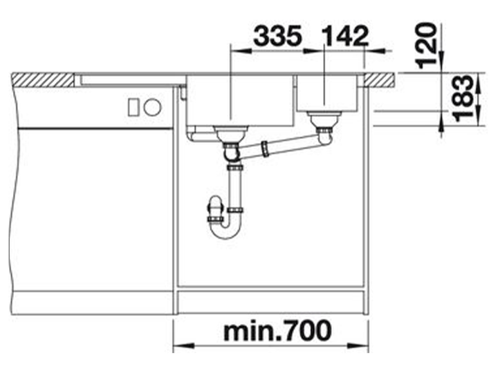 Мойка кухонная Blanco - DELTA II-F 527056 - изображение 3