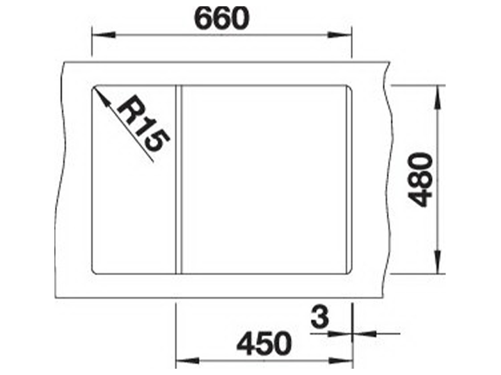 Мойка кухонная Blanco - METRA 45 S Compact 527102 - изображение 2