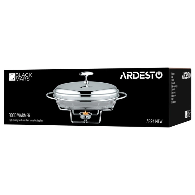 Мармит овальный 3 л Black Mars Ardesto AR2414FW - изображение 8