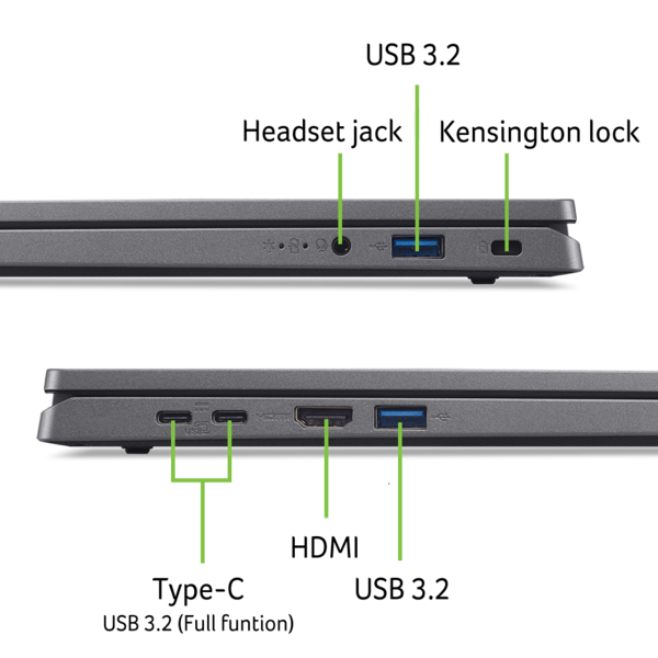 Ноутбук Acer Aspire Go 17 AG17-31P-33LZ (NX.J8ZEU.009) Steel Gray - Фото 10 Ноутбук Acer Aspire Go 17 AG17-31P-33LZ (NX.J8ZEU.009) Steel Gray - изображение 10