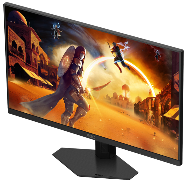 Монiтор 23.8" AOC Q24G4RE Black/Red - изображение 5