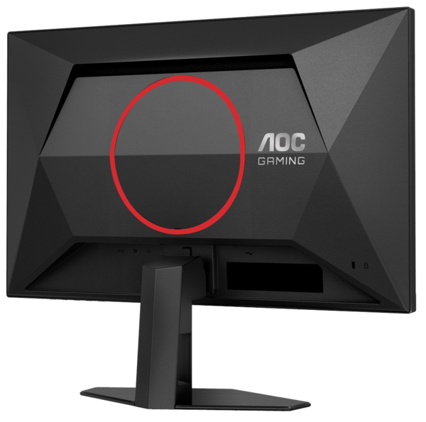 Монiтор 23.8" AOC Q24G4RE Black/Red - изображение 9