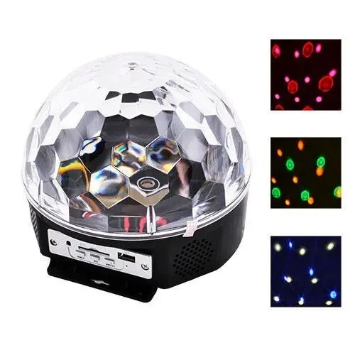 Світлодіодний Диско-куля із вбудованою бездротовою колонкою LED Magic Ball Light mp3 - зображення 3