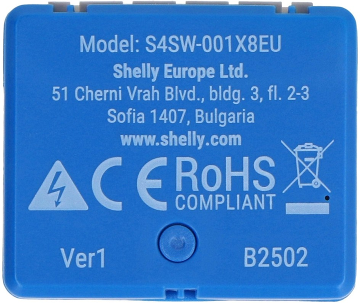 Розумне реле Shelly 1 Mini Gen4 (3800238070786) - зображення 2