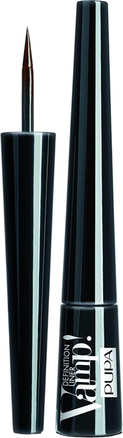 Підводка для очей Pupa Vamp! Definition Liner 200 коричнева 2.5 мл (8011607205905) - зображення 2