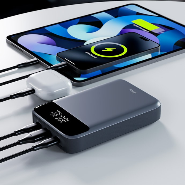 Powerbank Allity APB-200 19200 mAh 130W Grey (GSM187745) - obraz 9