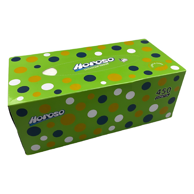 Серветки паперові в коробці Horoso HR-02 3-х шарові, 20х20 см, 450 штук в упаковці - Фото 1 Серветки паперові в коробці Horoso HR-02 3-х шарові, 20х20 см, 450 штук в упаковці - зображення 1