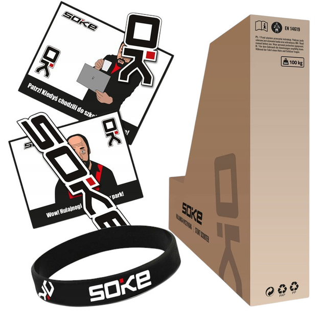 Самокат трюковий Soke EVO Чорий 1622 (5903890602291) - зображення 13