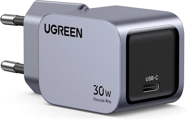 Ładowarka sieciowa Ugreen X703 Nexode Pro 30W USB-C GaN Fast Charger Szara 35006 (6941876230068) - obraz 2