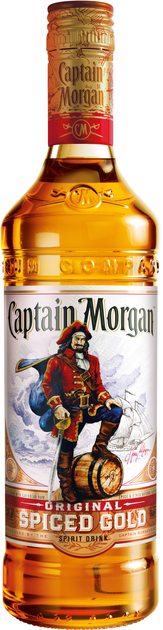 Алкогольный напиток на основе Карибского рома Captain Morgan Spiced Gold 0.5 л 35% (5000281025360) - изображение 2