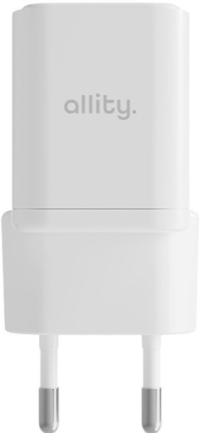 Зарядний пристрій Allity GaN PD QC ATC-01-20WC 1x USB-C 20W White (5906667550344) - зображення 1