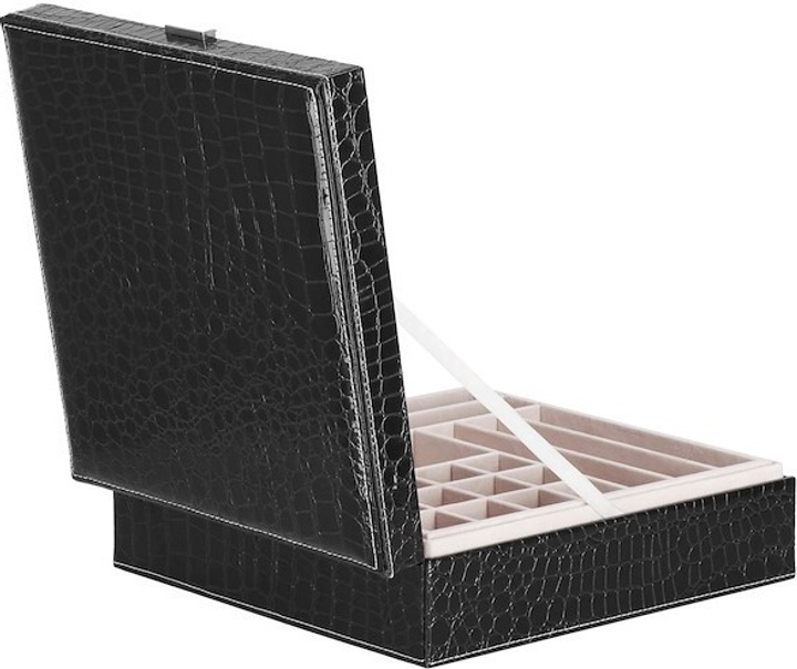 Шкатулка для прикрас Springos HA1075 чорна 26 x 26 x 8.5 см (5907719433707) - зображення 6